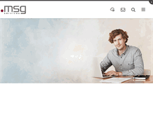 Tablet Screenshot of msg-services.de
